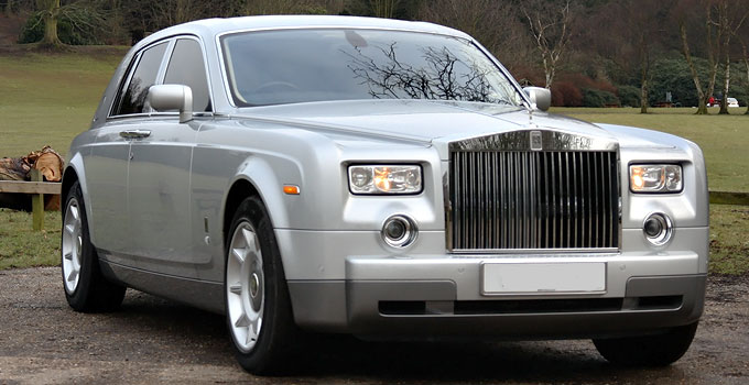 The Rolls Royce Phantom in silver is a phantom for all occasions