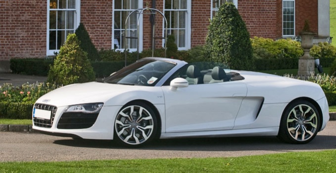 Hire the Audi R8 V10 Spyder today Hire the Audi R8 V10 Spyder today