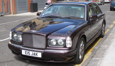 Bentley on Bentley Arnage Wedding Car Hire In London
