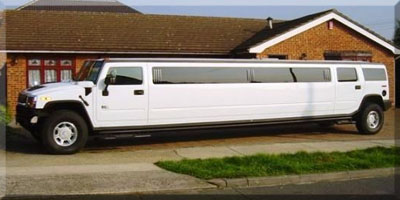 white limo hire for weddings