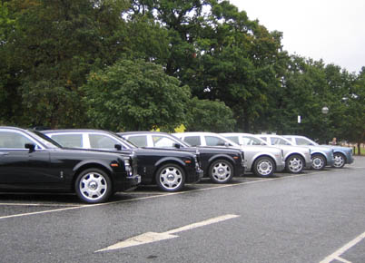 Luxury wedding car hire