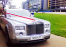 Silver Rolls Royce Phantom