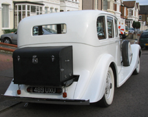 Vintage wedding car hire